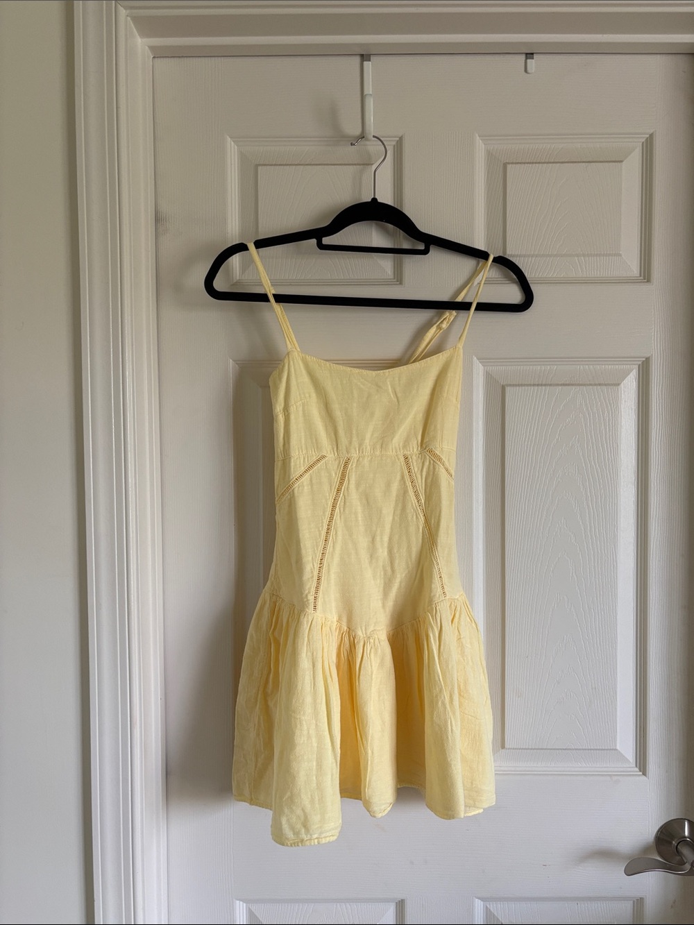 Yellow blanch by nature dress